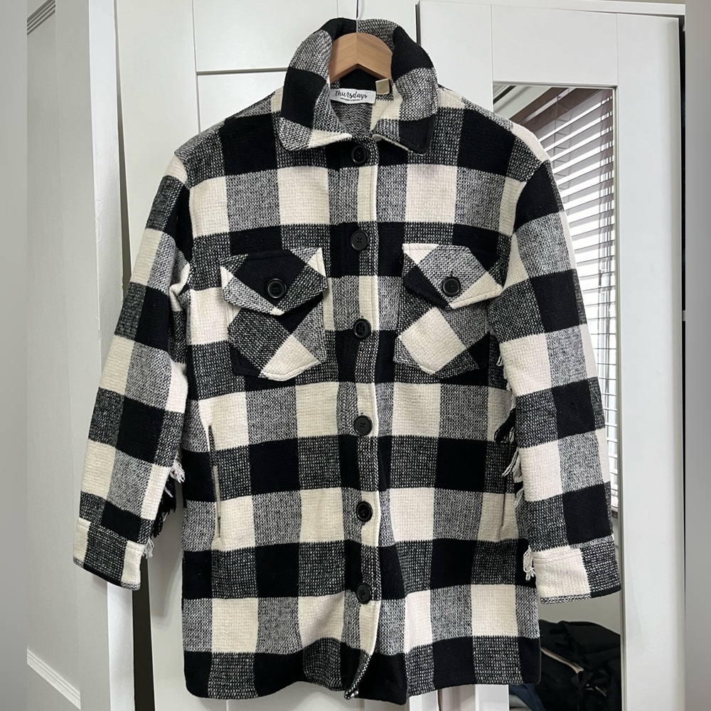 Thursdays Tassel Shacket